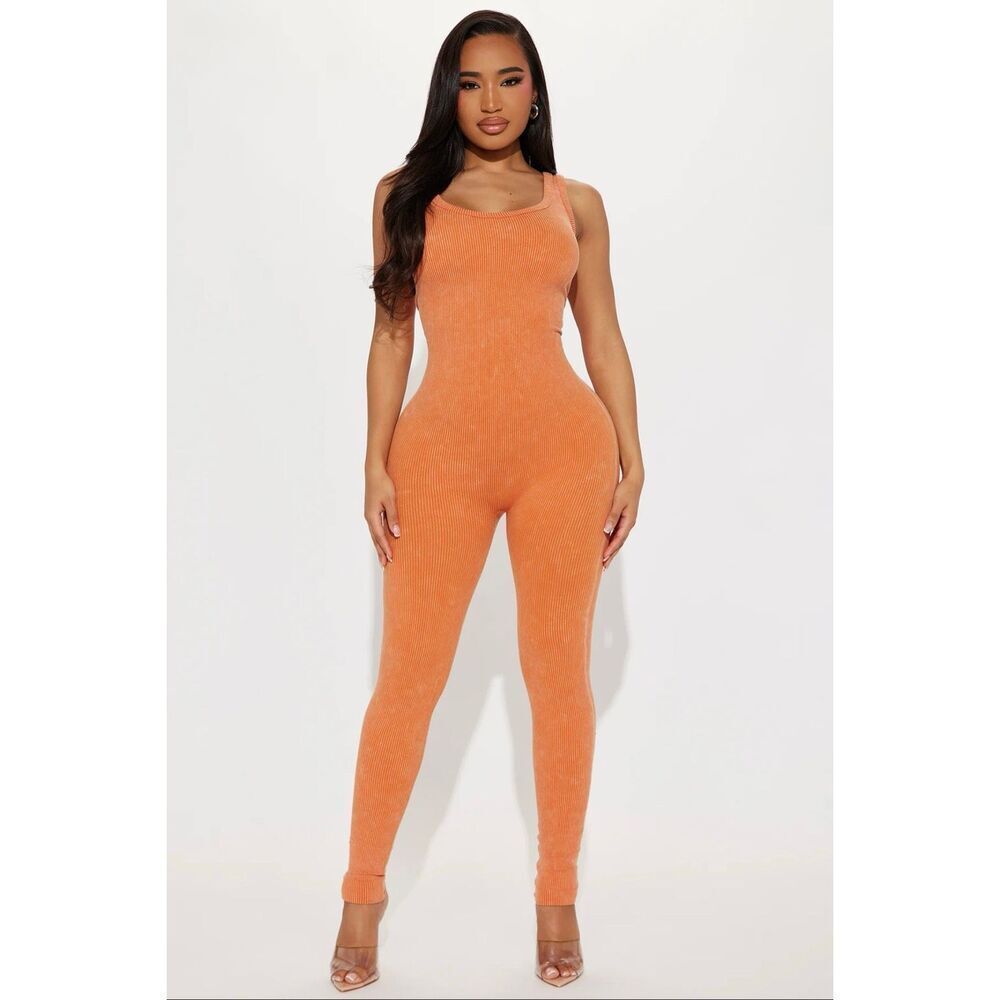 Ribbed Knit Jumpsuit